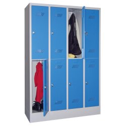 Fächerschrank 8 Fächer, Abteilbreite 300mm, auf...