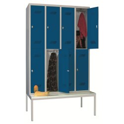 Fächerschrank 8 Fächer, Abteilbreite 300mm, auf...