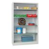 Stahlschrank 195 cm hoch, 120cm breit, 60 cm tief, Korpus: Anthrazitgrau, Türen: Rubinrot, Fachböden: verzinkt