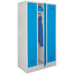 Umkleideschrank 3 Abteile, Abteilbreite 300mm, auf...