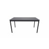 Schulungstisch Serie Style, Maß: 140 x 70 cm, Gestell: Rahmen und Füsse schwarz, Dekor: Anthrazit