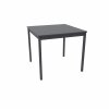 Schulungstisch Serie Style, Maß: 70 x 70 cm, Gestell: Rahmen und Füsse anthrazit metallic, Dekor: Anthrazit