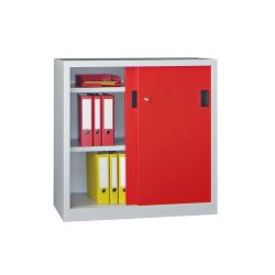 Stahl Schiebetürenschrank 100 cm hoch, 100cm breit,...