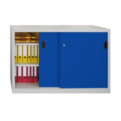 Stahl Schiebetürenschrank 100 cm hoch, 150 cm breit,...