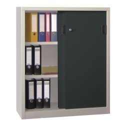 Stahl Schiebetürenschrank 120 cm hoch, 100cm breit,...