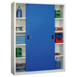 Stahl Schiebetürenschrank 195 cm hoch, 150 cm breit,...