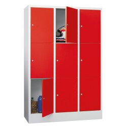 Schliessfachschrank 9 Fächer, Abteilbreite 400mm,...