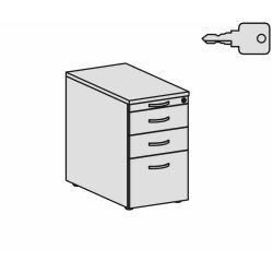 Standcontainer mit Hängeregistratur und 2...