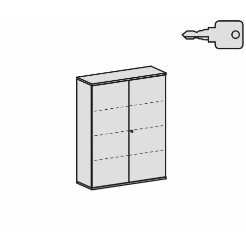 Aktenschrank 4 Ordnerhöhen, 120 cm breit