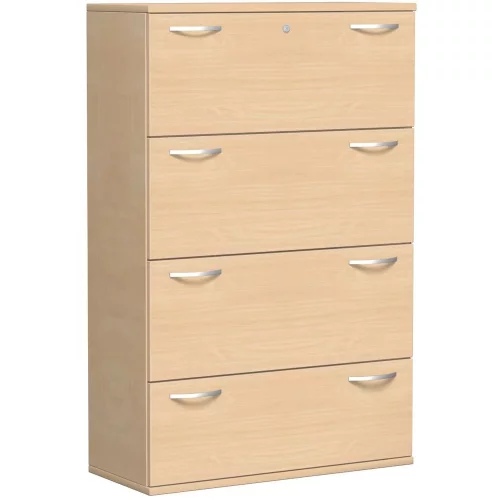 Registraturschrank 4 Auszüge, 100 cm breit