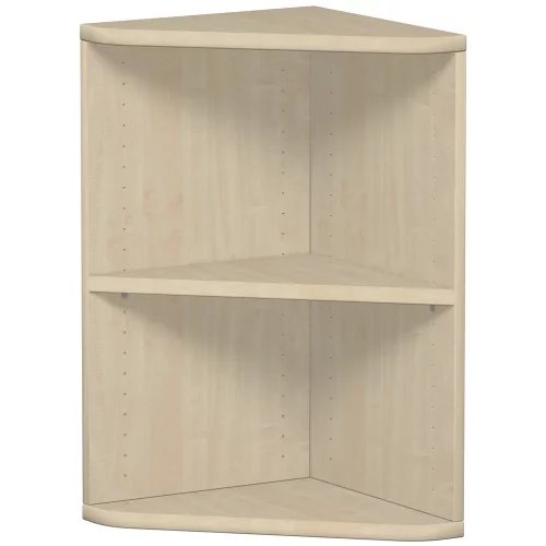 Eckabschlussregal, 2 Ordnerhöhen