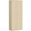 Garderobenschrank 6 OH, 100 cm breit, Dekor Korpus: Ahorn, Front: Ahorn