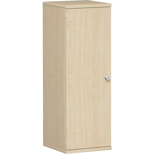 Garderobenschrank 4 OH, 60 cm breit, Schloss rechts Dekor Korpus: Ahorn, Front: Ahorn