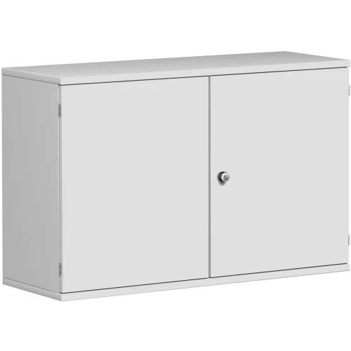 Aktenschrank 2 OH, 120 cm breit Dekor Korpus: Weiß, Front: Weiß