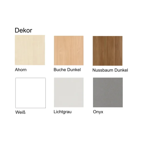 Aktenschrank 5 OH, 120 cm breit Dekor Korpus: Lichtgrau, Front: Lichtgrau