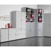 Aktenschrank 5 OH, 120 cm breit Dekor Korpus: Lichtgrau, Front: Lichtgrau