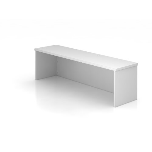 Thekenaufsatz 1200 mm, 1 OH Dekor: Grau