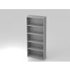Aktenregal 5 Ordnerhöhen 80 cm breit 188 cm hoch, Dekor: Grau