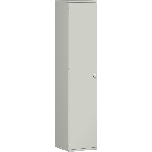 Aktenschrank 5 OH, 40 cm breit, Schloss rechts Dekor Korpus: Lichtgrau, Front: Ahorn