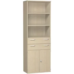 Aktenschrank 6 Ordnerreihen, mit Schubladen und...