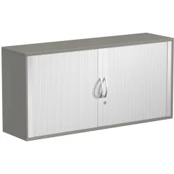 Rollladenschrank 2 Ordnerhöhen, 160 cm breit, Dekor...