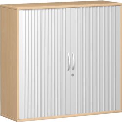 Rollladenschrank 3 Ordnerhöhen, 120 cm breit, Dekor...