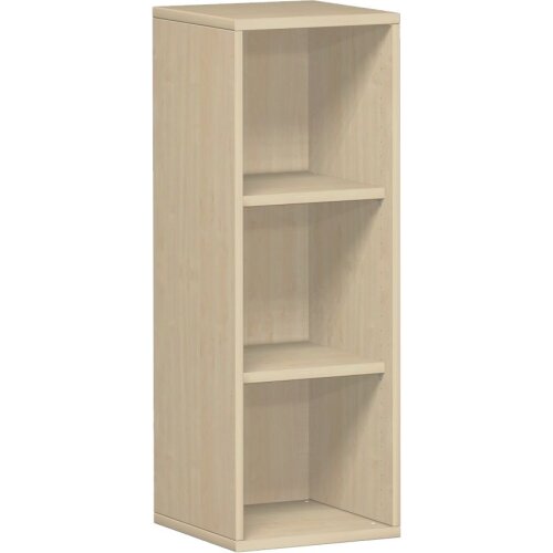 Aktenregal 3 Ordnerhöhen, 40 cm breit, Dekor Korpus: Ahorn