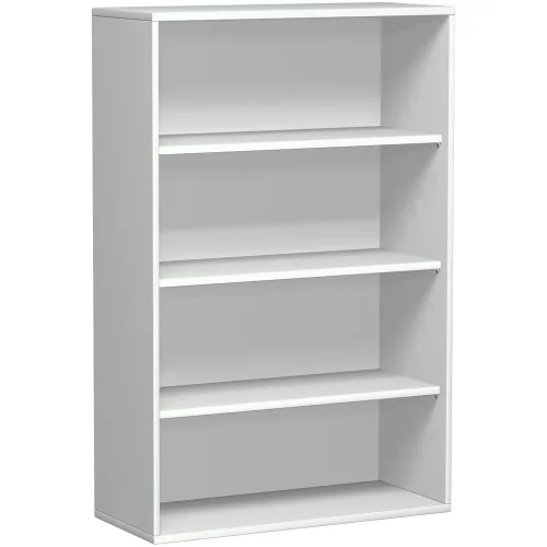 Aktenregal 4 Ordnerhöhen, 100 cm breit, Dekor Korpus: Lichtgrau