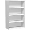 Aktenregal 4 Ordnerhöhen, 100 cm breit, Dekor Korpus: Weiß