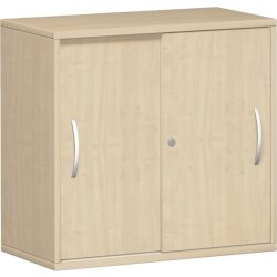 Schiebetürenschrank 2 Ordnerhöhen, 80 cm breit,...
