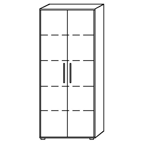 Aktenschrank 5 Ordnerhöhen, 80 cm Breit 188 cm Hoch