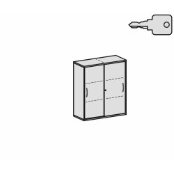Schiebetürenschrank 3 Ordnerhöhen, 100 cm...