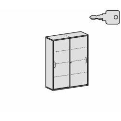 Schiebetürenschrank 4 Ordnerhöhen, 120 cm...