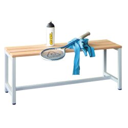 Garderobenbank, 100 cm, Gestell: Reinweiß,...