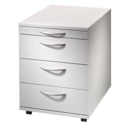 Rollcontainer mit 3 Schubladen + 1 Utensielienschublade,...