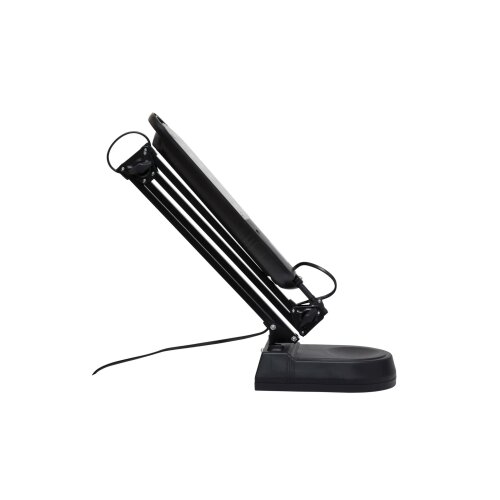 Schreibtischlampe LED Schwarz, mit Standfuss