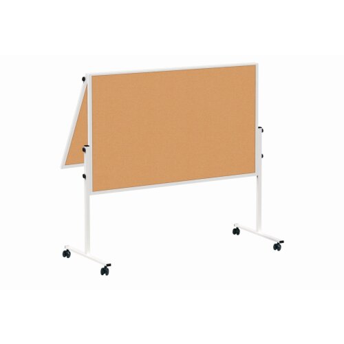Moderationstafel 150x120 cm klappbar und fahrbar, Kork