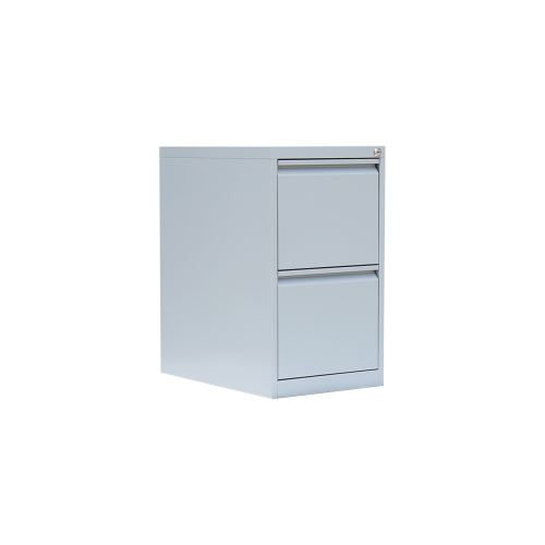 Stahl Hängeregisterschrank einbahnig 2 Auszüge Lichtgrau