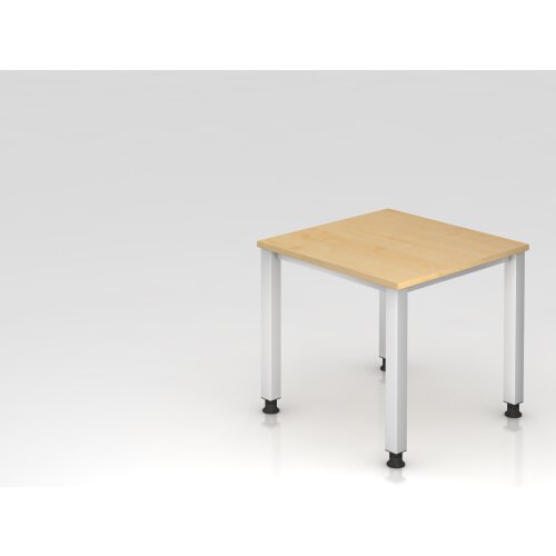 Schreibtisch 80 x 80 cm Fuss Quadratrohr