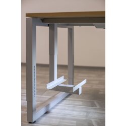 PC-Halter zur Untertischmontage, silber
