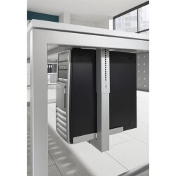 PC-Halter zur Untertischmontag, Weiss