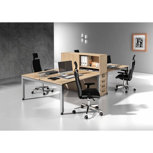 Containeraufsatzregal Grau