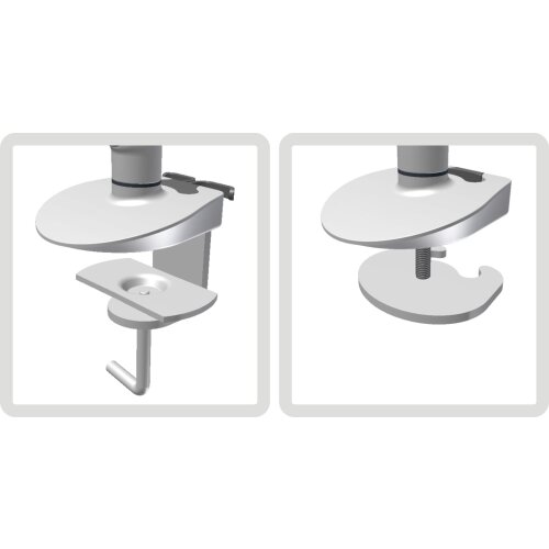 Bildschirmschwenkarm Silber