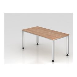 Schreibtisch 160 x 80 cm Fuss Quadratrohr, Dekor:...