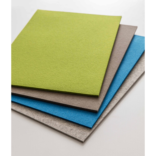 4 Filzauflagen für Bistrobank  Grau