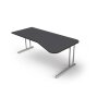 Schreibtisch Freiform Serie Rothorn / Steel 195 x 100  cm