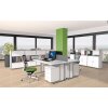 Besprechungstisch Serie Rothorn / Steel 200x 100 cm, Farbe: weiss