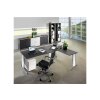 Besprechungstisch Serie Rothorn / Steel 200x 100 cm, Farbe: weiss