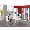 Besprechungstisch Serie Rothorn / Steel 200x 100 cm, Farbe: weiss