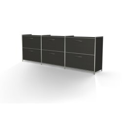 Sideboard 2 Ordnerhöhen mit Schubladen, Serie...